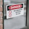 Signmission No Smoking Oxygen In Use Danger Sign, Vinyl Decal, 10in W x 7in L, 2PK OS-2PACK-DS-D-710-L-1488 - alternate 5